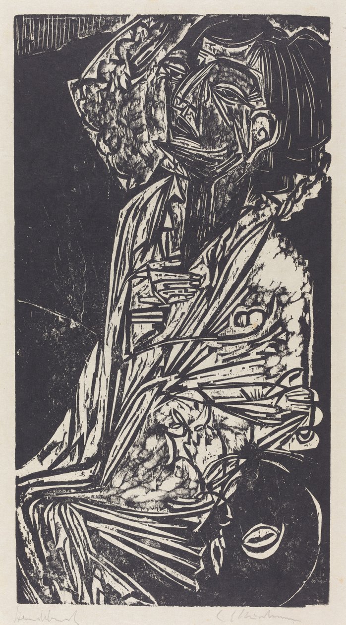 Żona profesora Goldsteina autorstwa Ernst Ludwig Kirchner