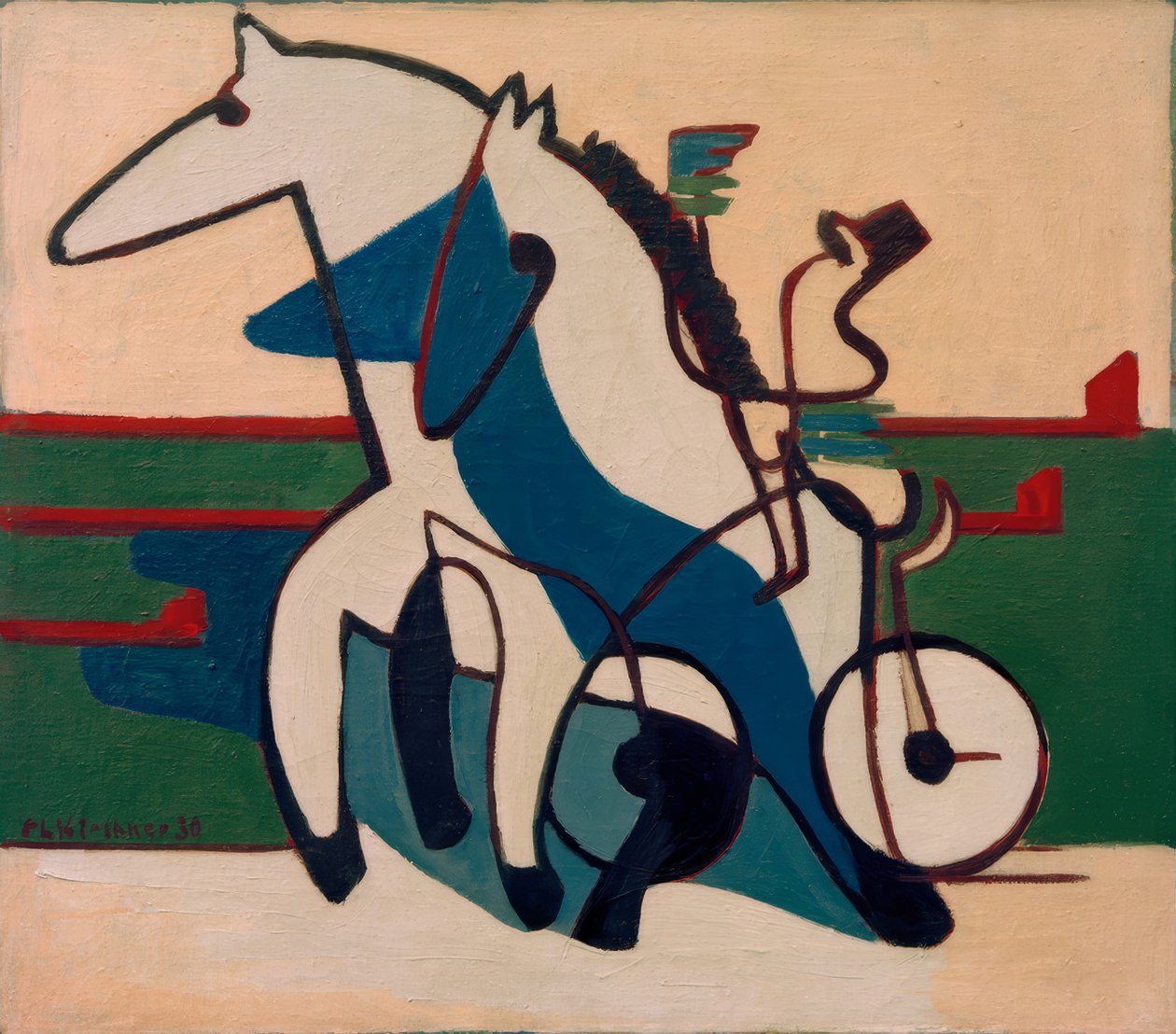 Drużyna kłusaków autorstwa Ernst Ludwig Kirchner
