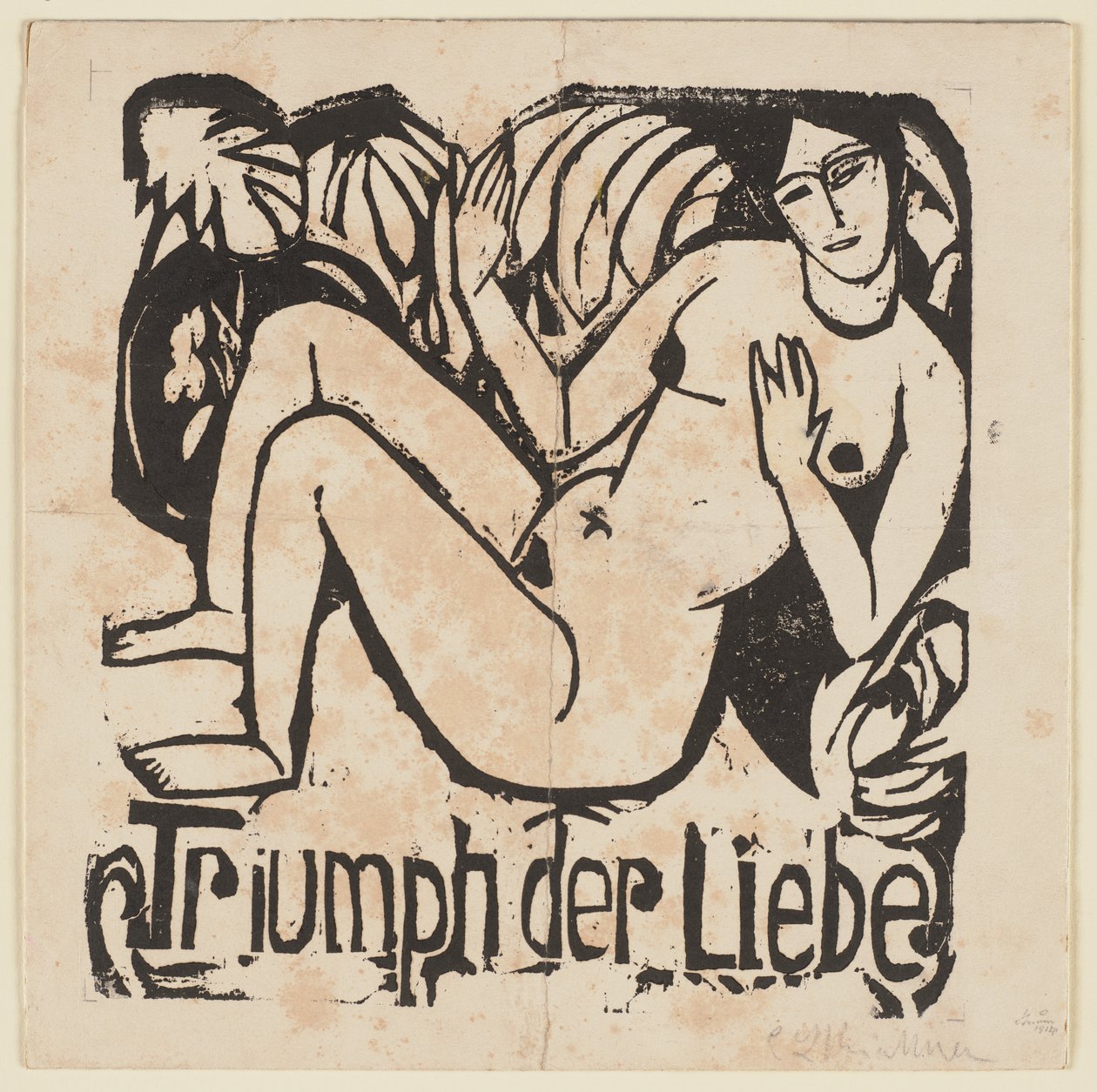 Triumf miłości autorstwa Ernst Ludwig Kirchner