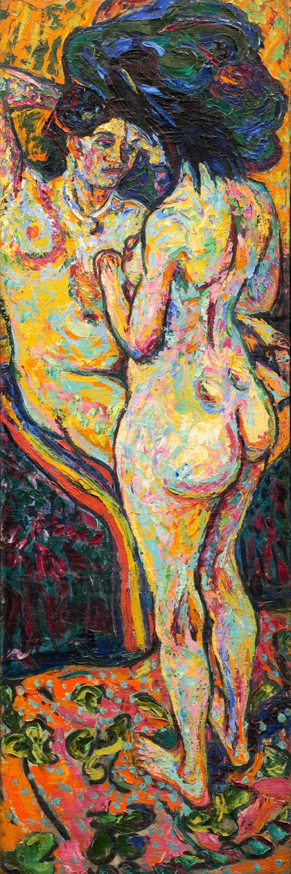 Dwa akty [awers] autorstwa Ernst Ludwig Kirchner