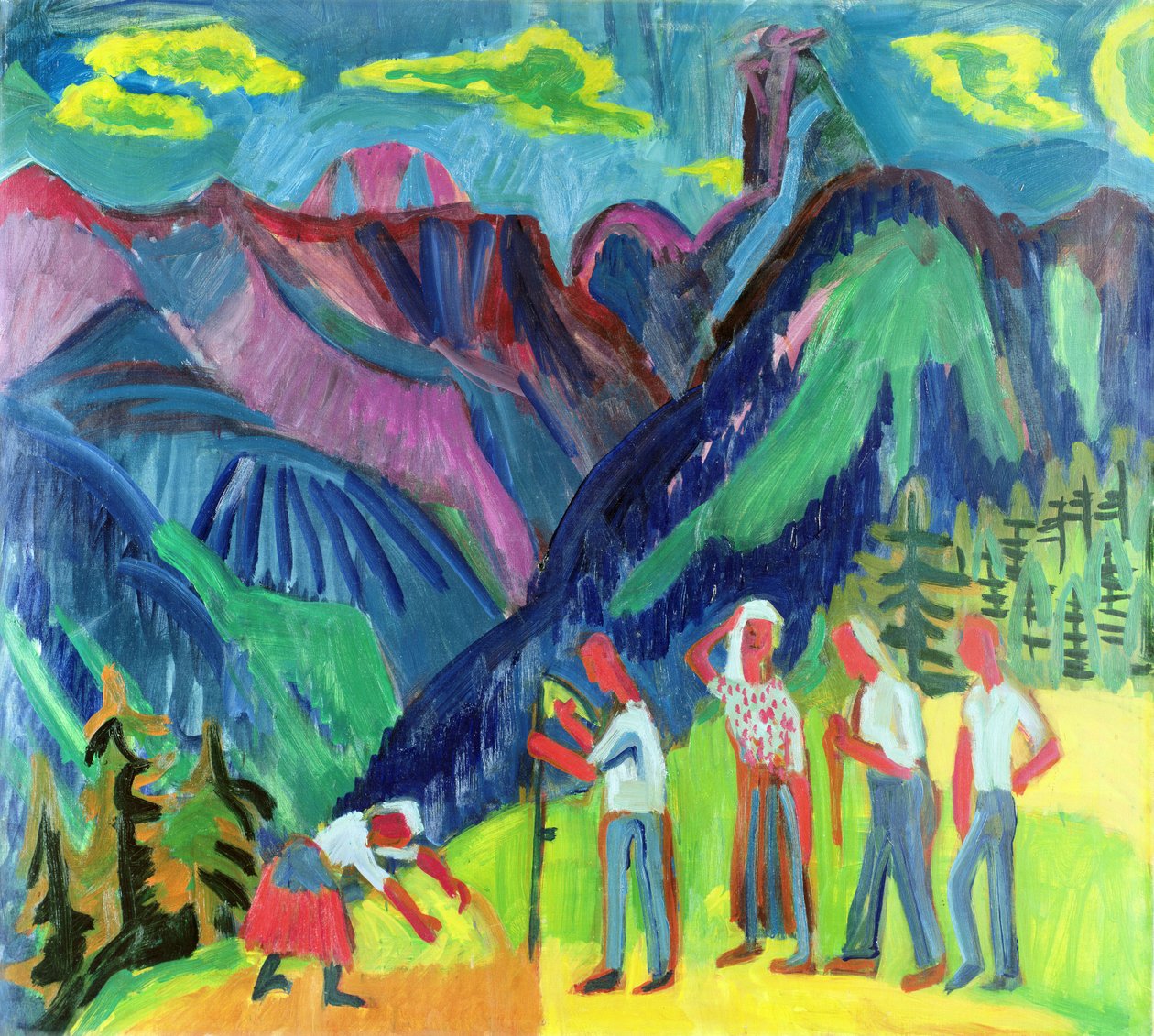 Nieznany obraz autorstwa Ernst Ludwig Kirchner