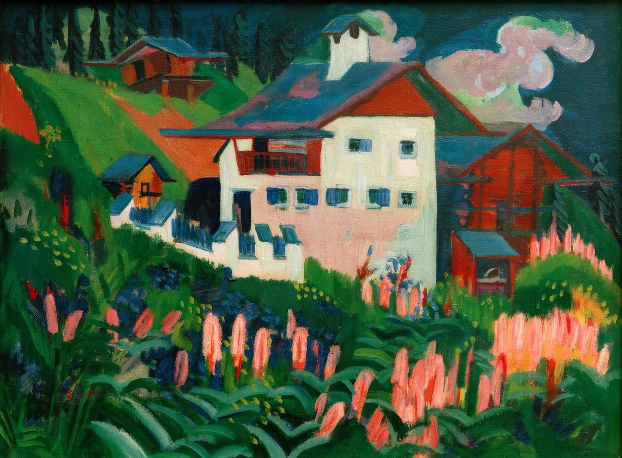 Nasz dom. Nasz dom na łące autorstwa Ernst Ludwig Kirchner