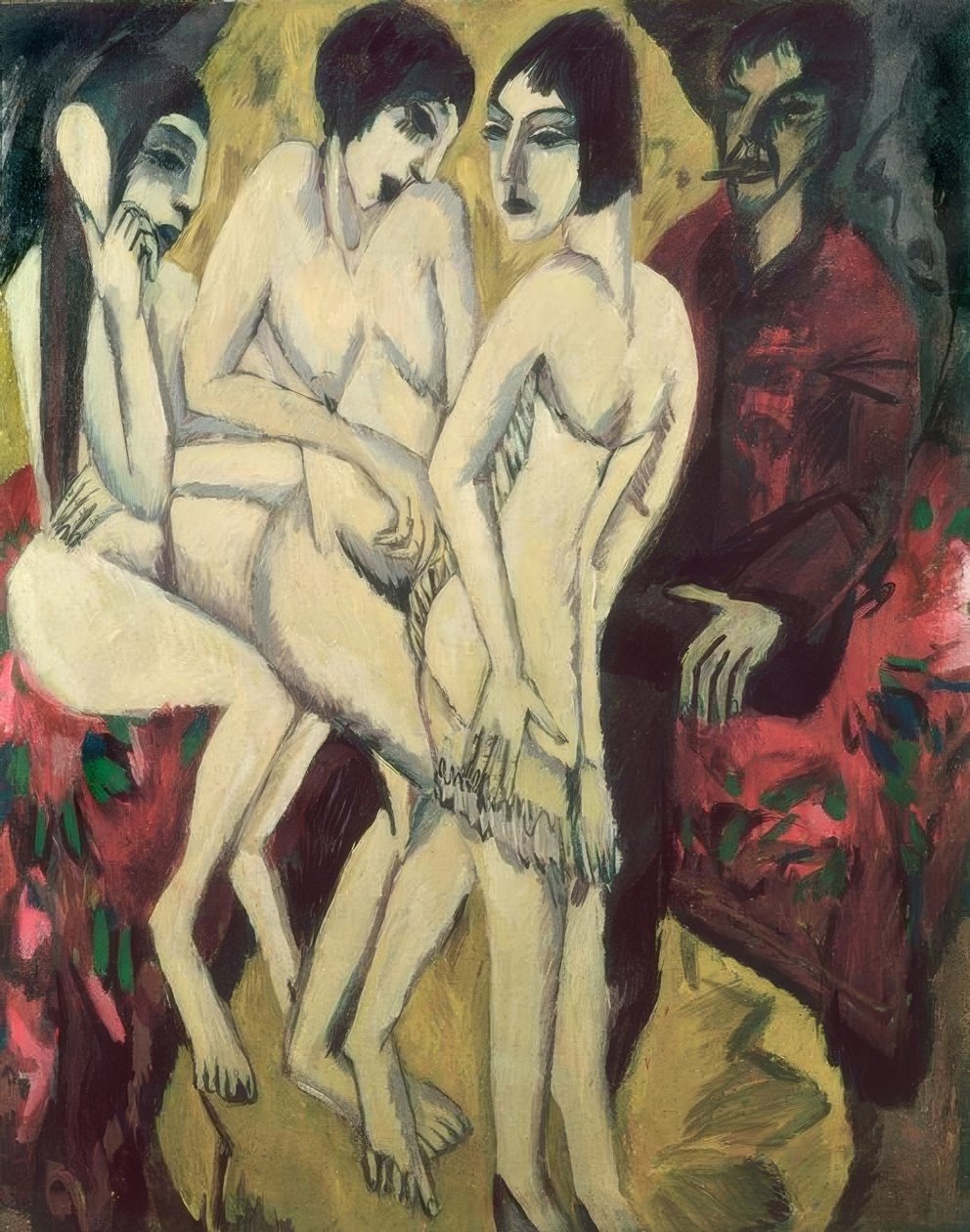 Wyrok Paryża autorstwa Ernst Ludwig Kirchner