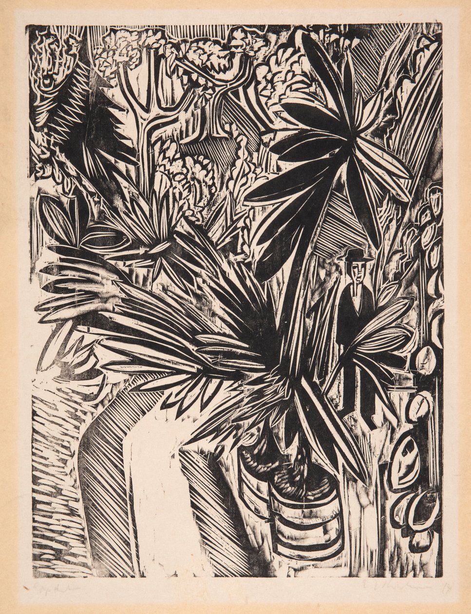 Szklarnia. Jena autorstwa Ernst Ludwig Kirchner