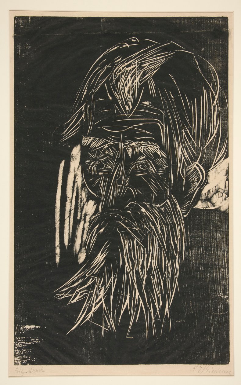 Vater Müller (ojciec Müller) autorstwa Ernst Ludwig Kirchner