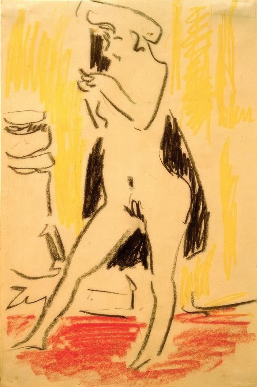 Modelka autorstwa Ernst Ludwig Kirchner