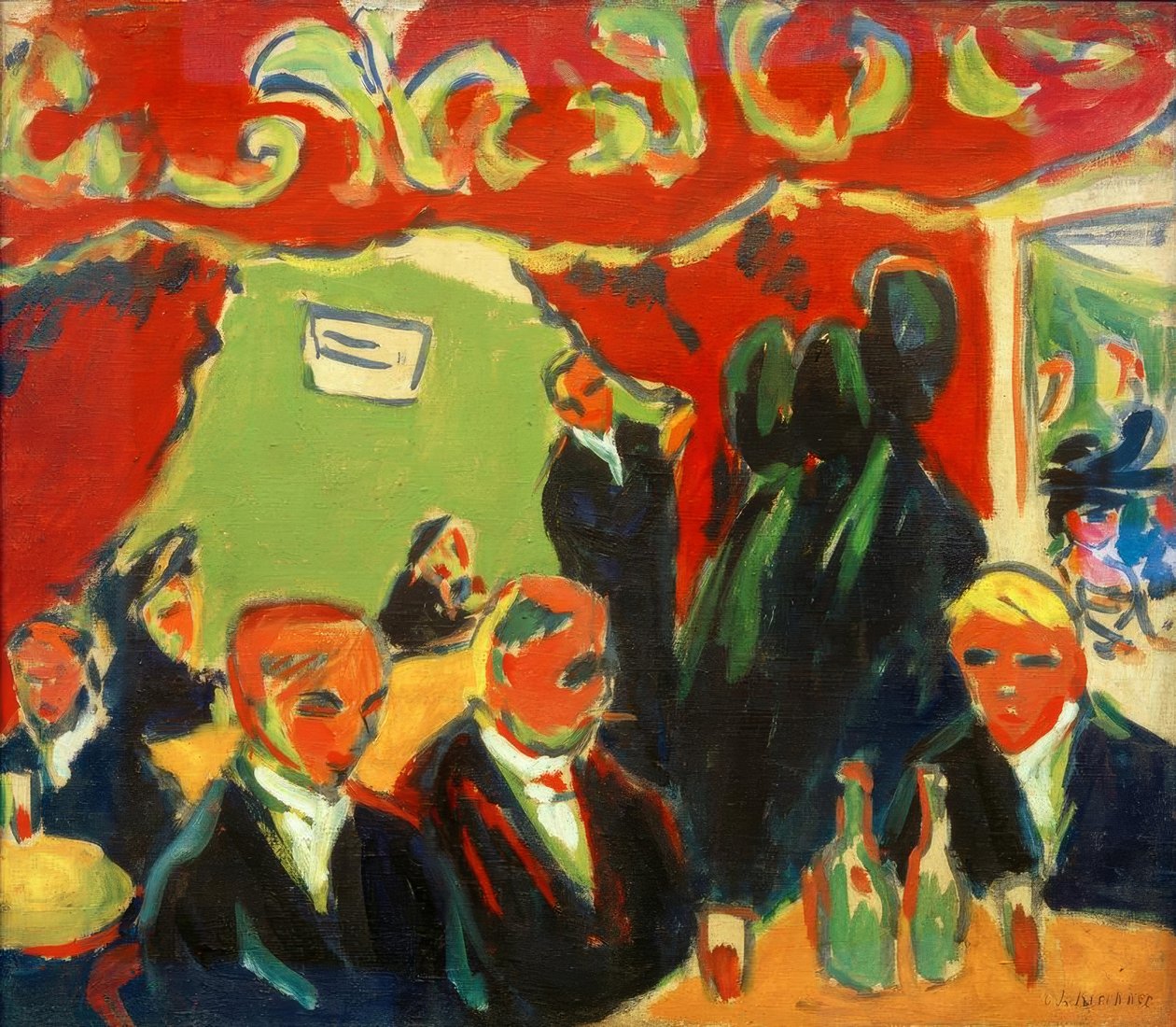 Weinstube autorstwa Ernst Ludwig Kirchner