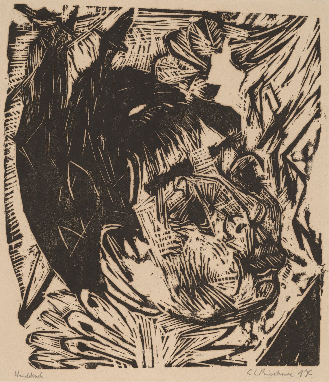 Żona profesora Schaxela autorstwa Ernst Ludwig Kirchner