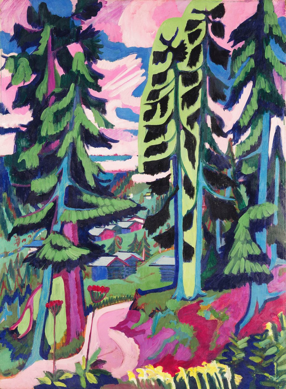 Dzika Góra autorstwa Ernst Ludwig Kirchner