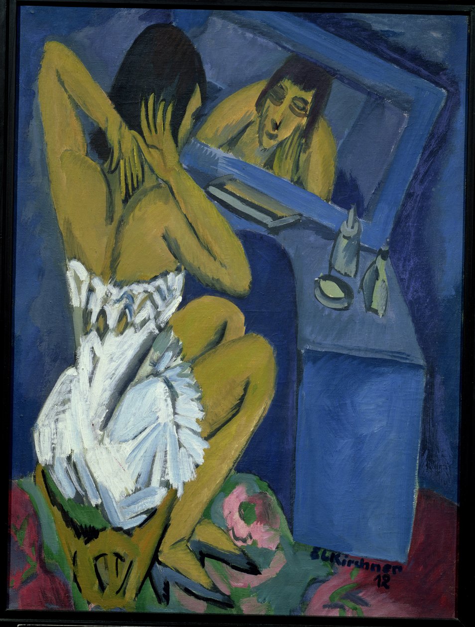 Kobieta przed lustrem autorstwa Ernst Ludwig Kirchner