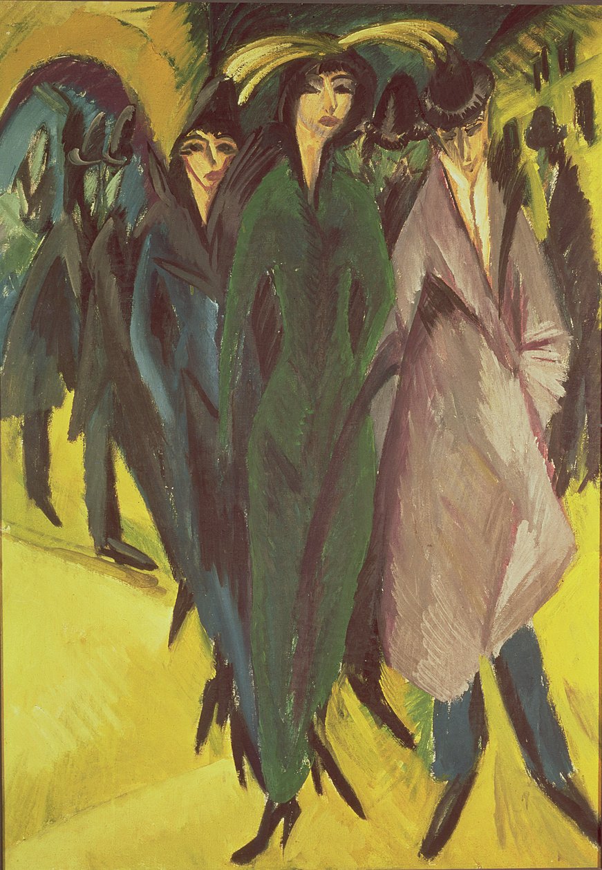 Kobiety na ulicy autorstwa Ernst Ludwig Kirchner