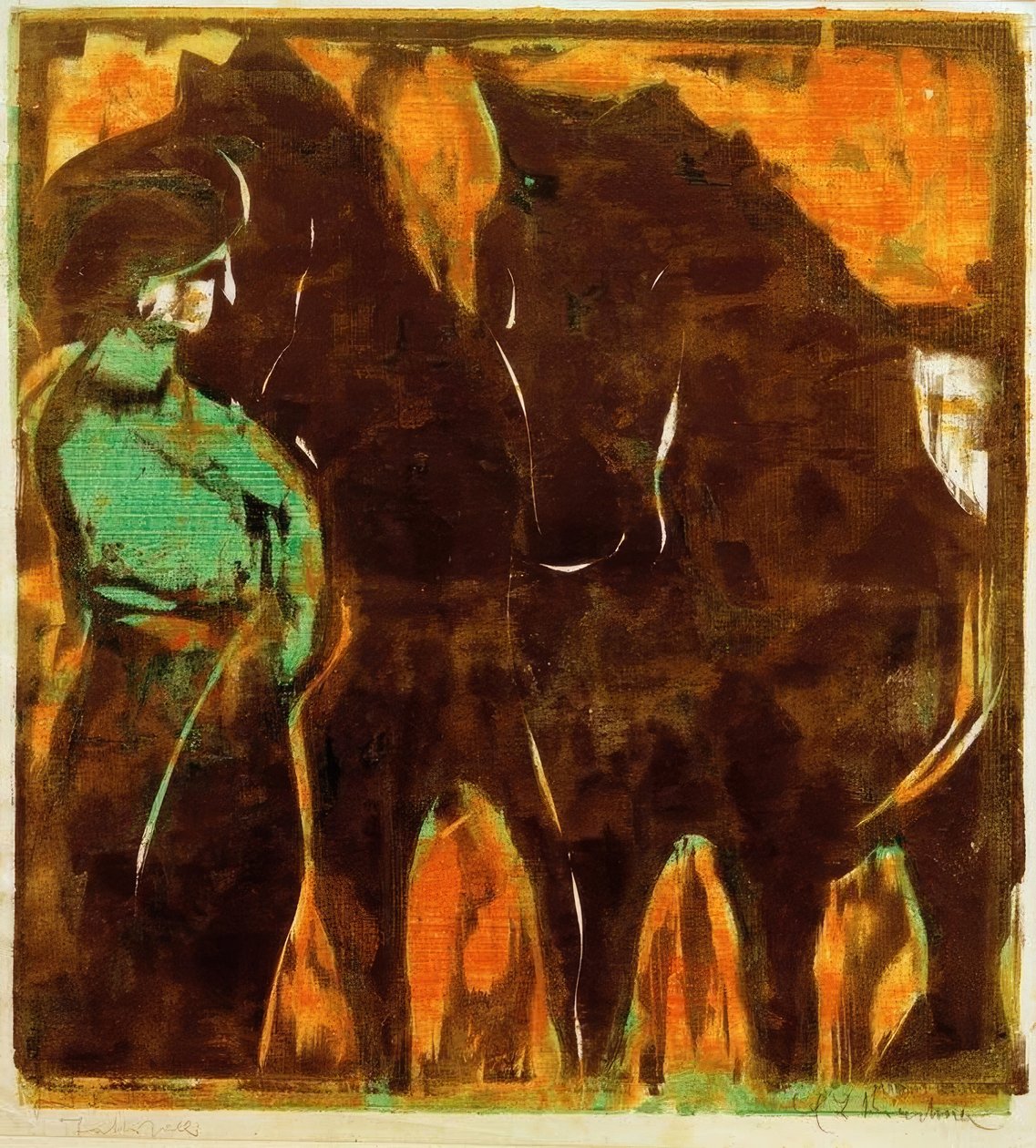 Obraz cyrkowy autorstwa Ernst Ludwig Kirchner