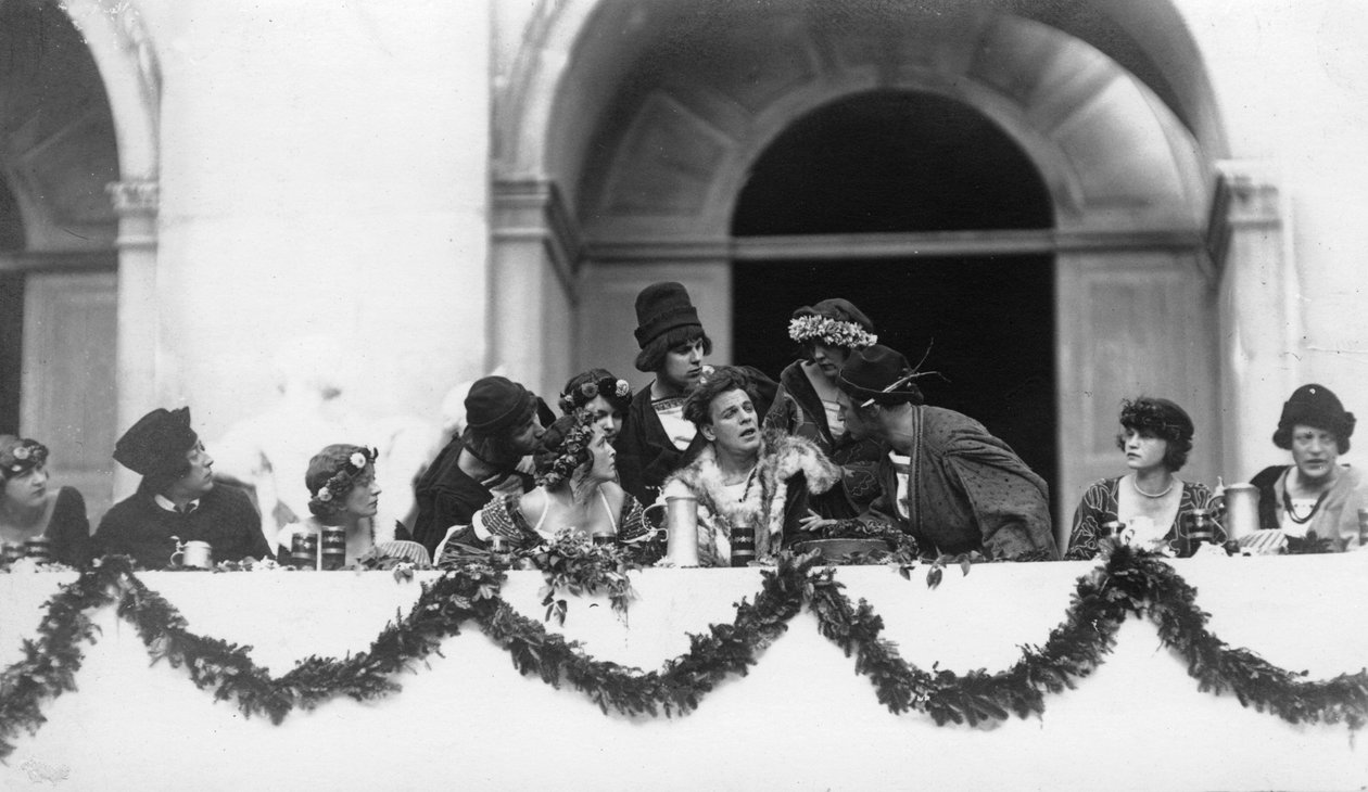 Spektakl Jedermanna, Festiwal w Salzburgu, Austria, XX w. autorstwa Ernst Maier