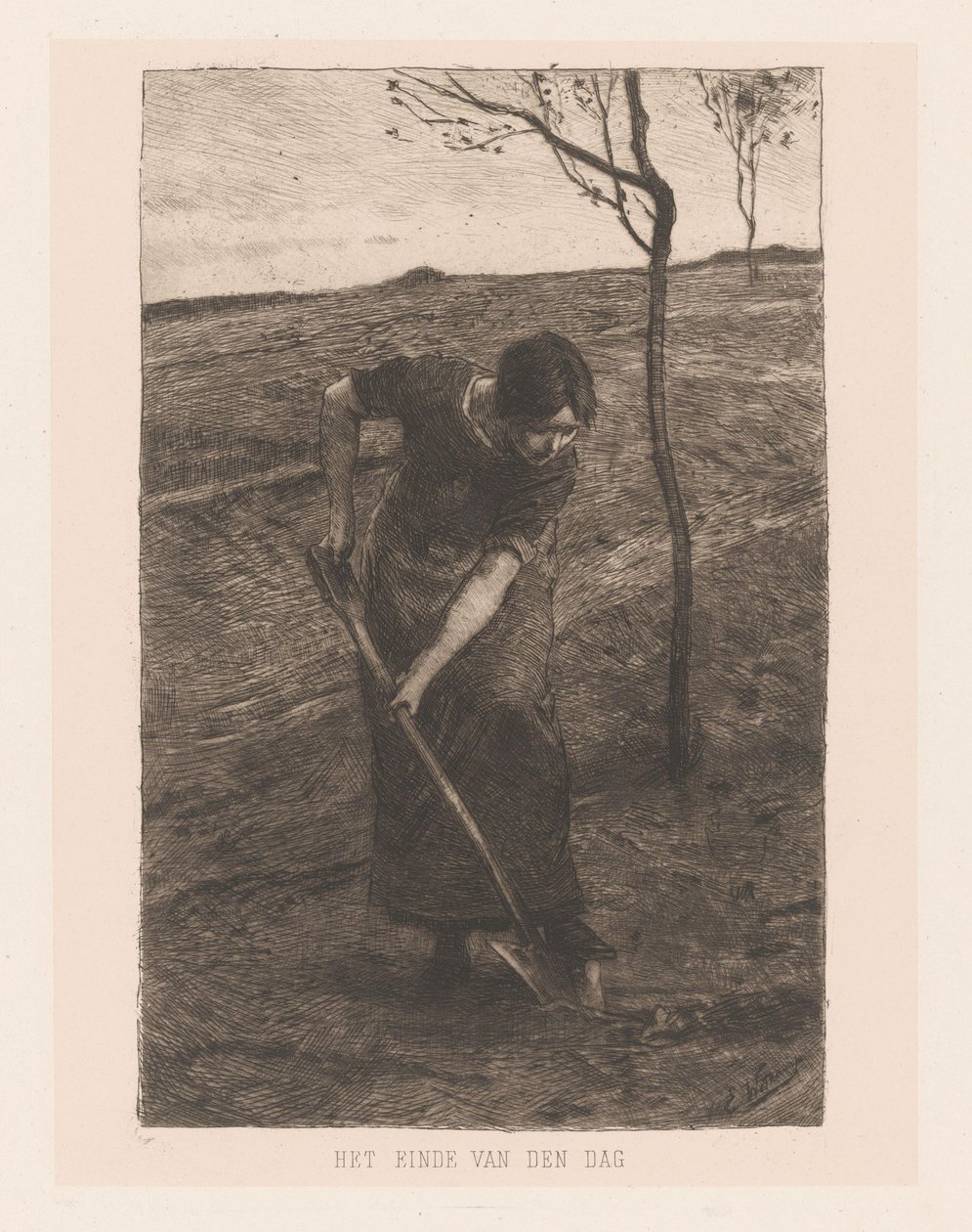 kreatywna kobieta autorstwa Ernst Witkamp (signed by artist)