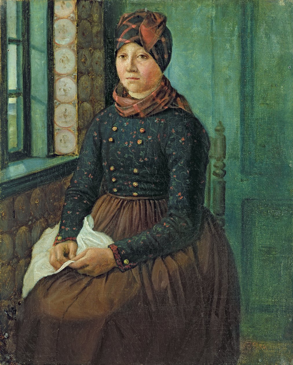Dziewczyna z Fano, 1834 autorstwa Erwin Speckter