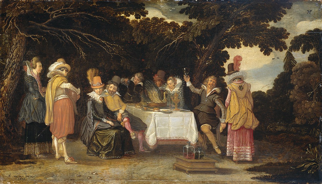 Wiejska impreza autorstwa Esaias van de Velde