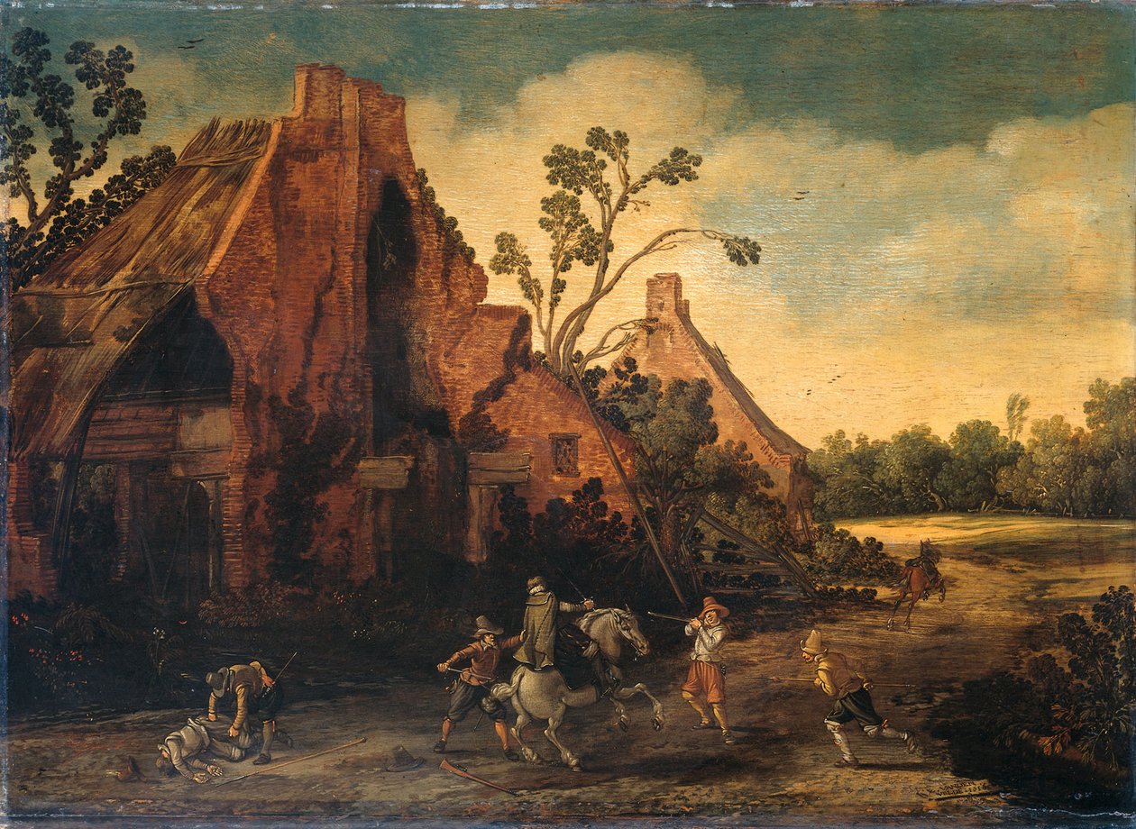 Rabunek autorstwa Esaias Velde van de