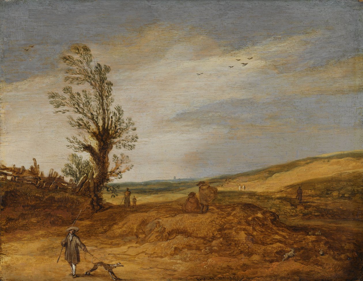 Widok na wydmy autorstwa Esaias van de Velde