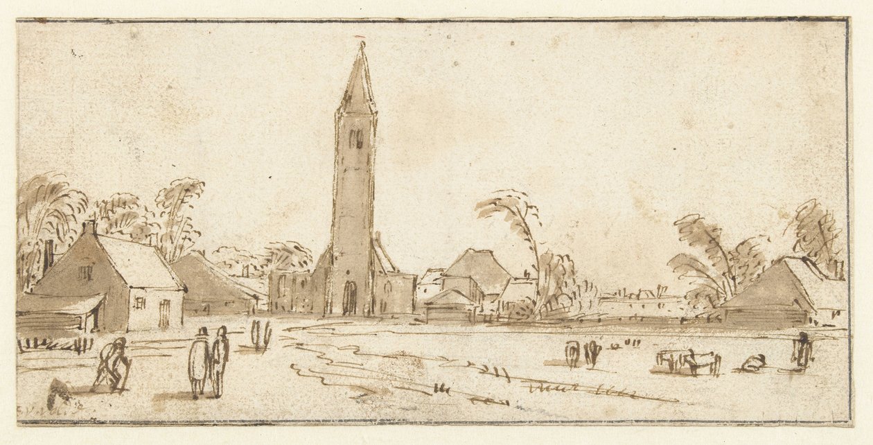Widok na Spaarnwoude autorstwa Esaias van de Velde