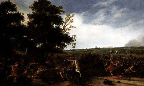 Piechota Bojowa Kawaleria, 1630 autorstwa Esaias van de Velde
