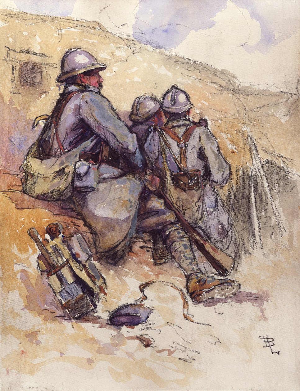 Odpoczynek, Prosnes, 7 września 1916 r autorstwa Espérance Léon Broquet
