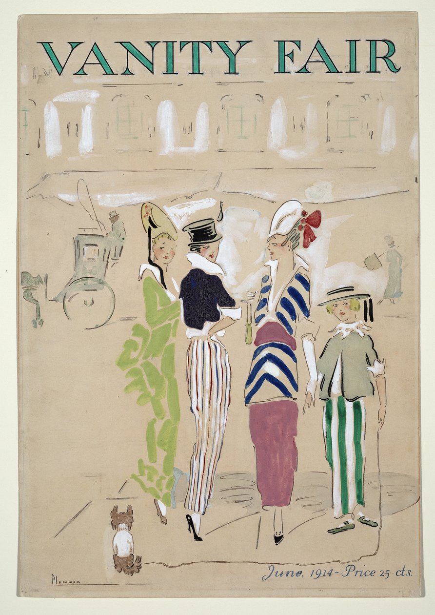 Vanity Fair Cover, czerwiec 1914, wyd. 1914 autorstwa Ethel McClellan Plummer