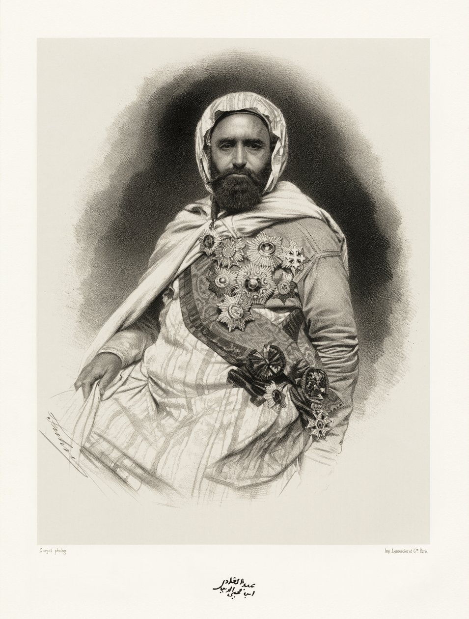 Abdelkader, 1865-66 autorstwa Etienne Carjat