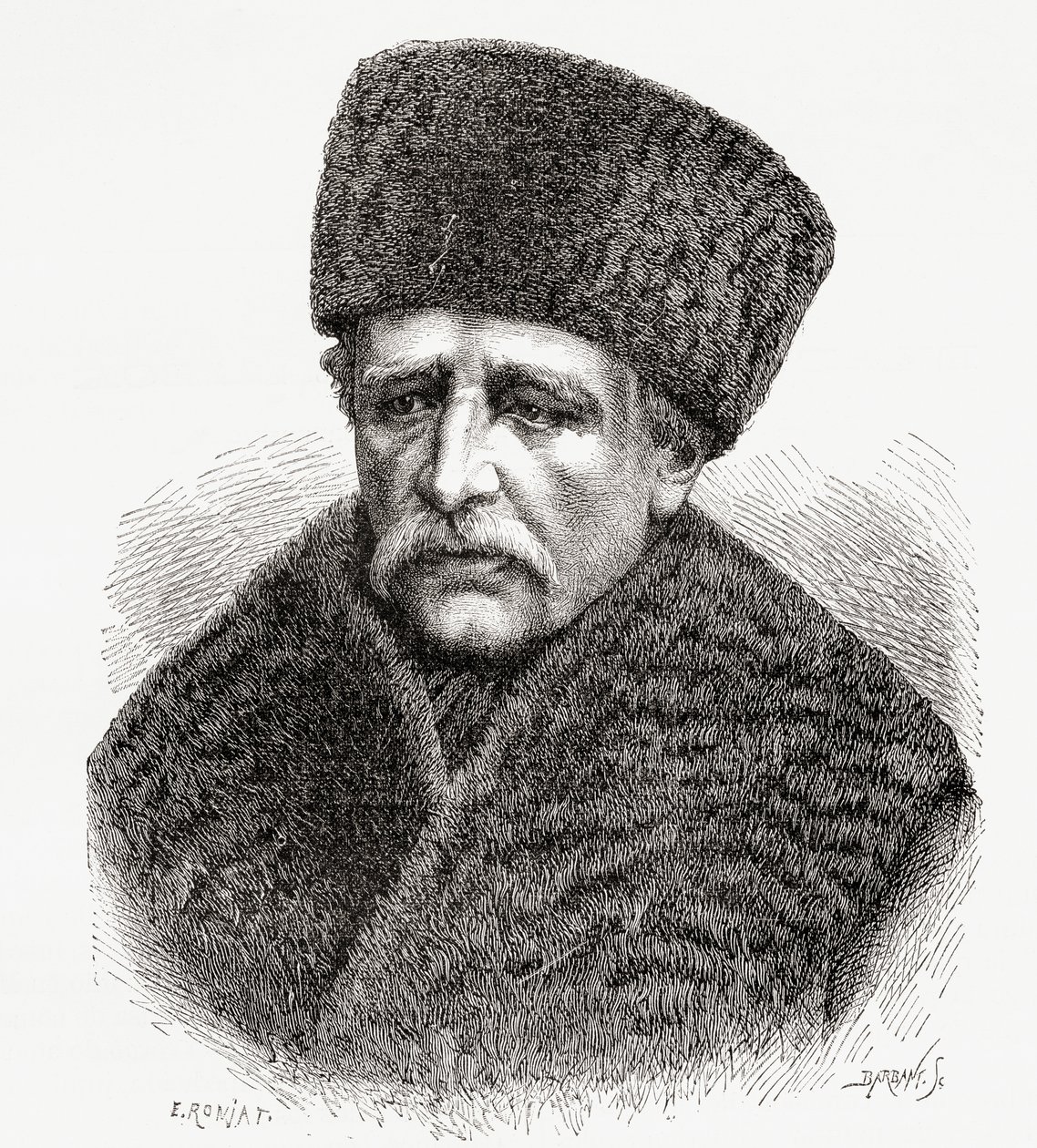 Baron Nils Adolf Erik Nordenskiold, 1878 autorstwa Etienne Antoine Eugene Ronjat