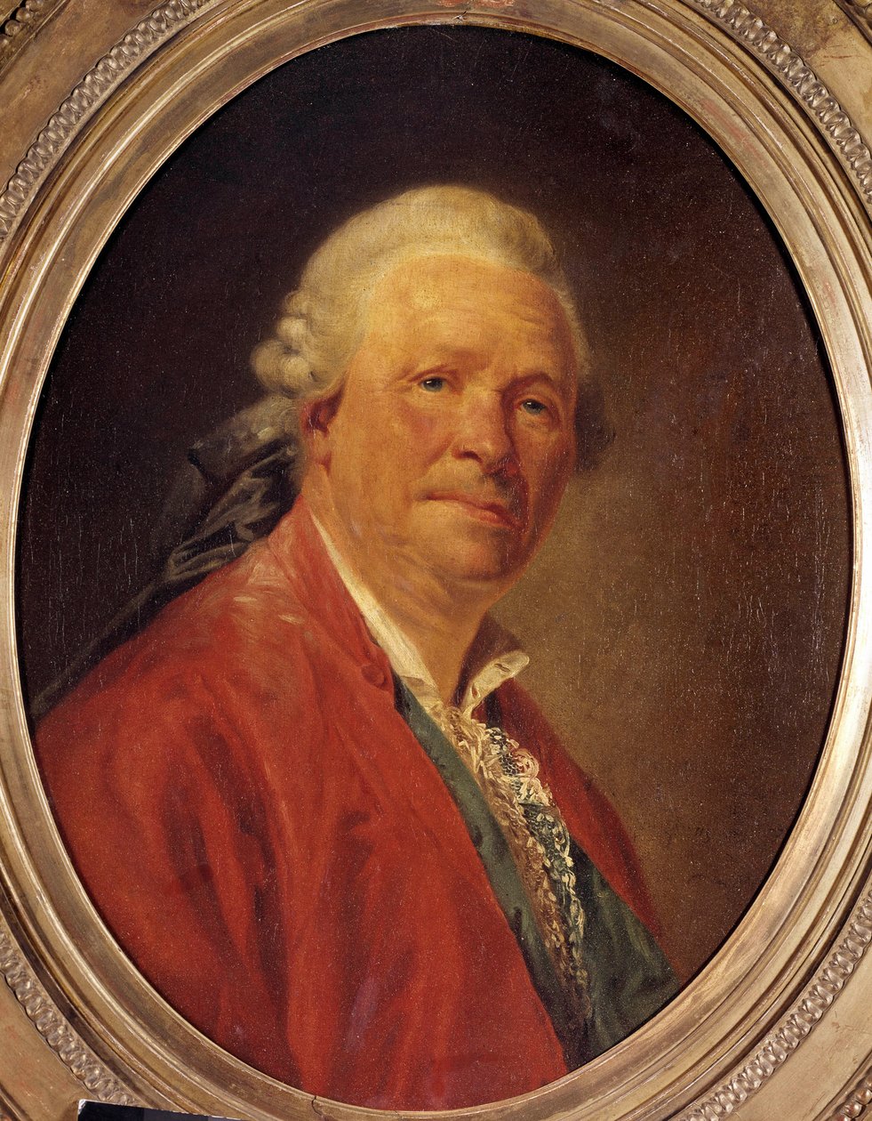 Portret Rittera Christopha Willibalda von Glucka (1714-1787) Niemiecki kompozytor Malarstwo Etienne Aubry (1745-1781) XVIII wiek. Ciemny. 0,62x0,52m. autorstwa Etienne Aubry