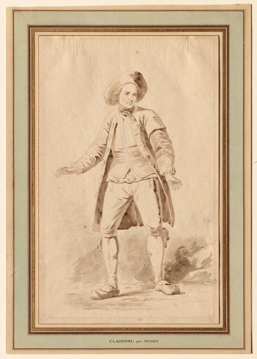 Aktor Clairval autorstwa Etienne Aubry