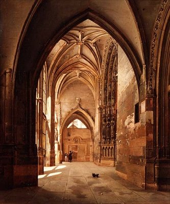 Portal St. Germain w Auxerre autorstwa Etienne Bouhot
