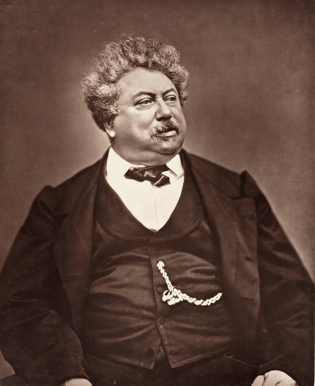 Alexandre Dumas Francuski powieściopisarz i dramaturg, 1802-1870, c. 1876. autorstwa Etienne Carjat