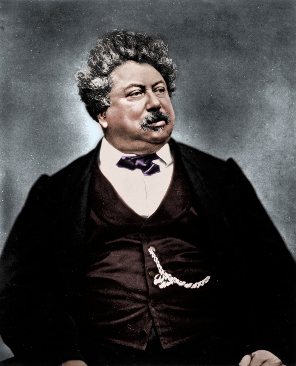 Alexandre Dumas Starszy, francuski powieściopisarz i dramaturg, c1850-1870 autorstwa Etienne Carjat