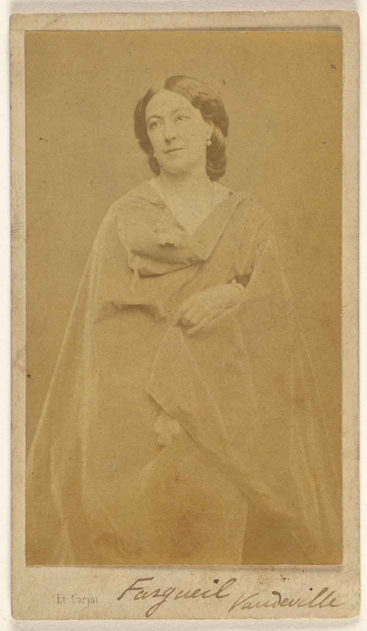Anais Fargueil, Vaudeville autorstwa Etienne Carjat