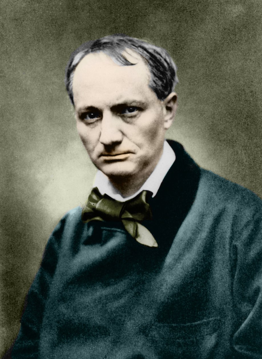 Charles Baudelaire (1821-1867), francuski pisarz, Photo de Carjat. autorstwa Etienne Carjat