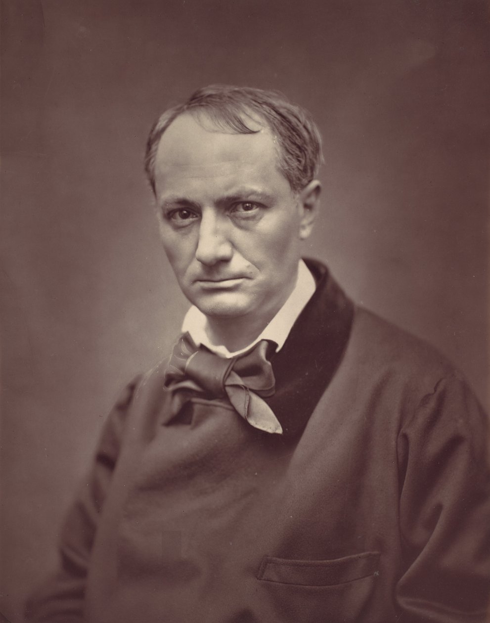 Charles Baudelaire, ca. 1863. autorstwa Etienne Carjat