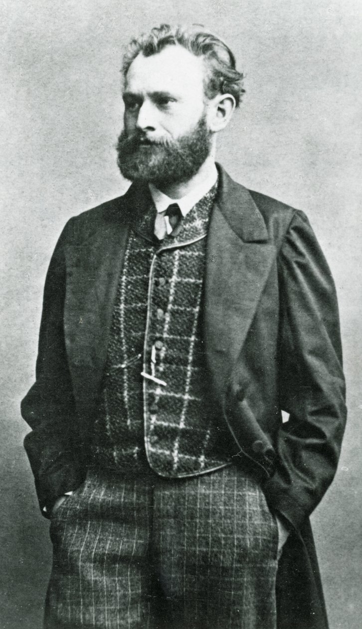 Edouard Manet (zdjęcie czarno-białe) autorstwa Etienne Carjat