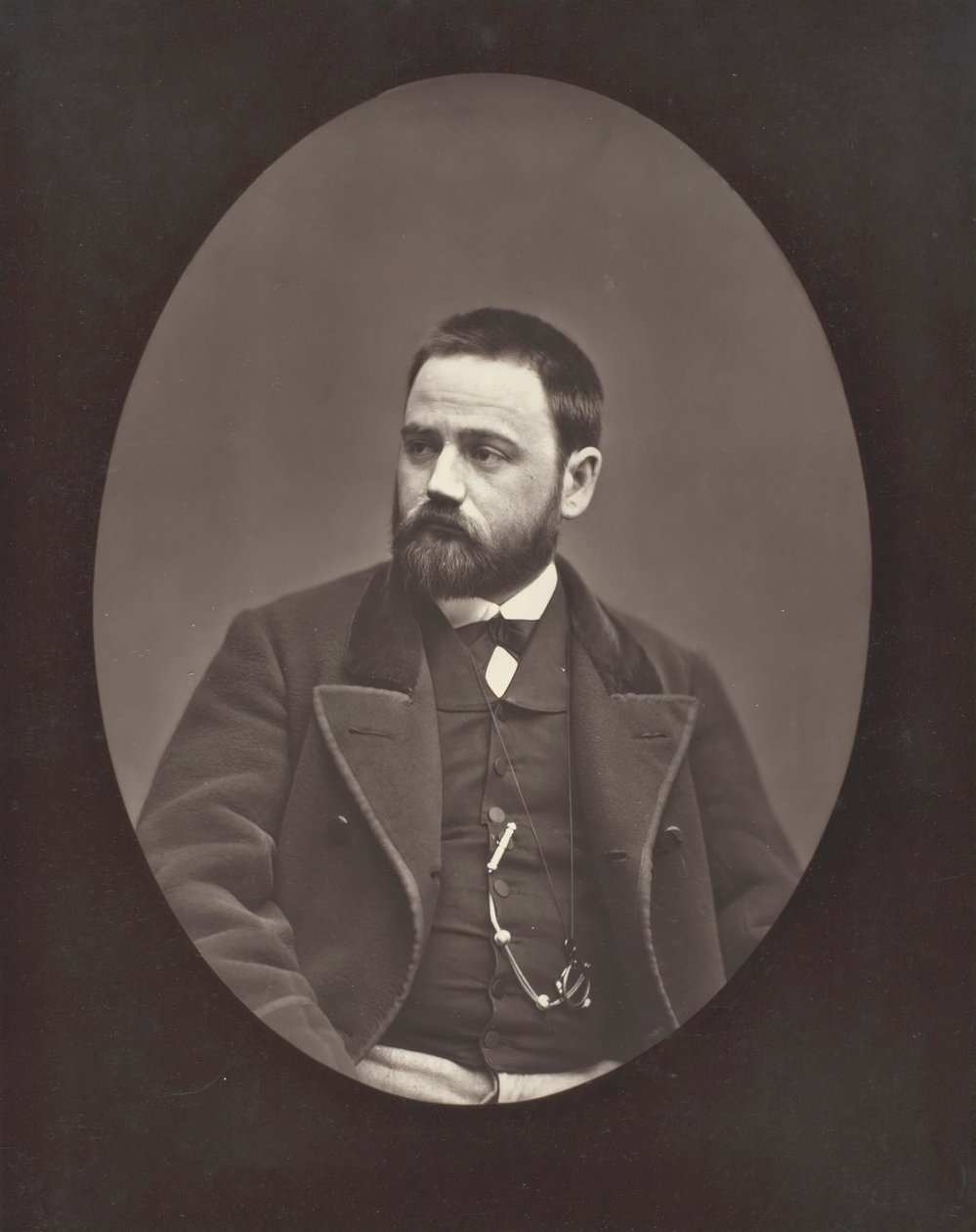 Émile Zola Francuski powieściopisarz, dramaturg i dziennikarz, 1840-1902, ok. godz. 1876. autorstwa Etienne Carjat