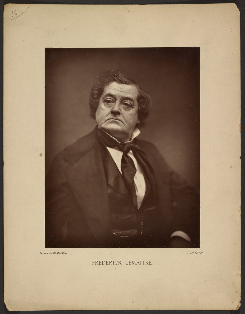 Frédérick Lemaître autorstwa Etienne Carjat