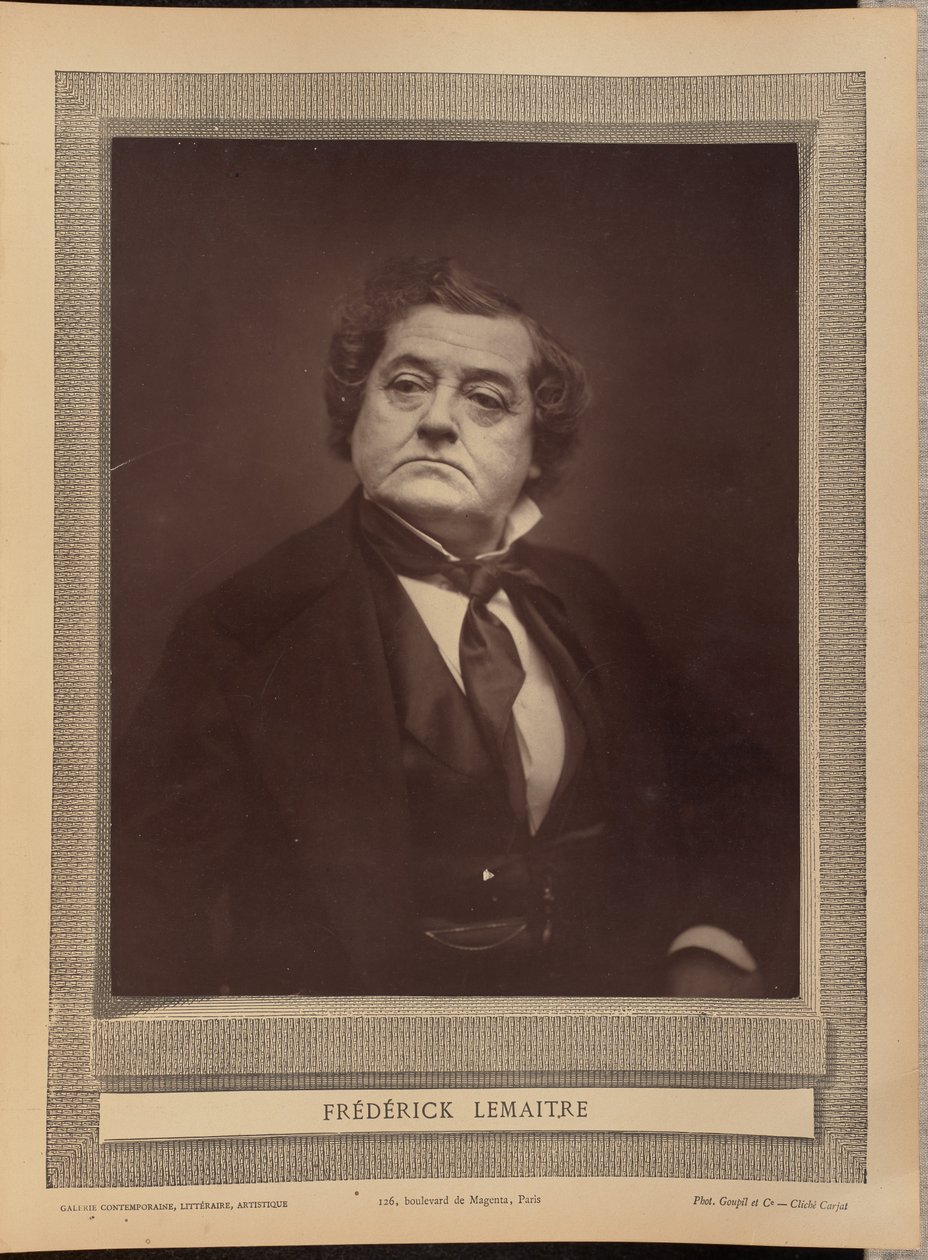 Frédérick Lemaitre autorstwa Etienne Carjat