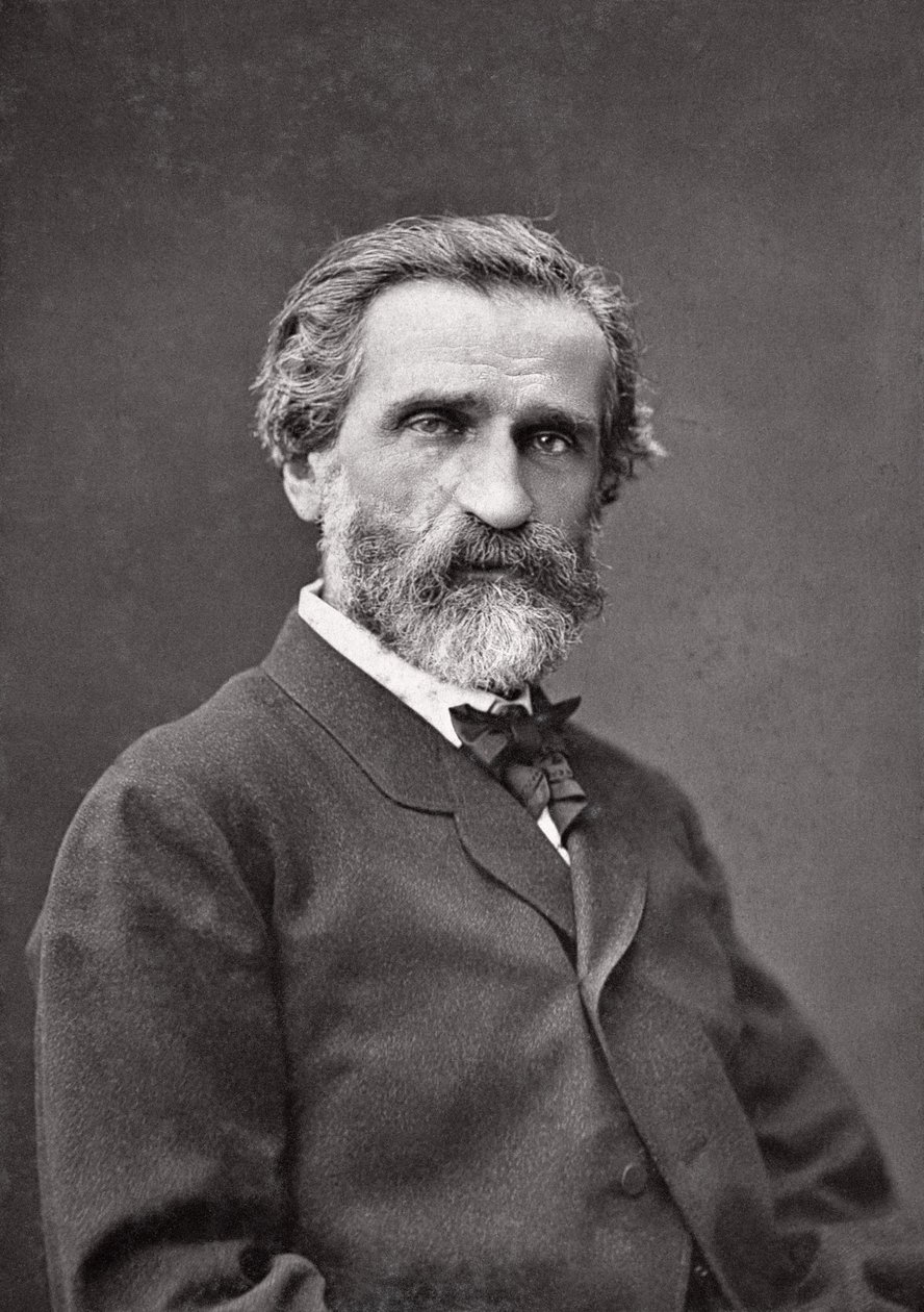 Giuseppe Verdi (1813-1901) 1877 (patrz także 124001) autorstwa Etienne Carjat