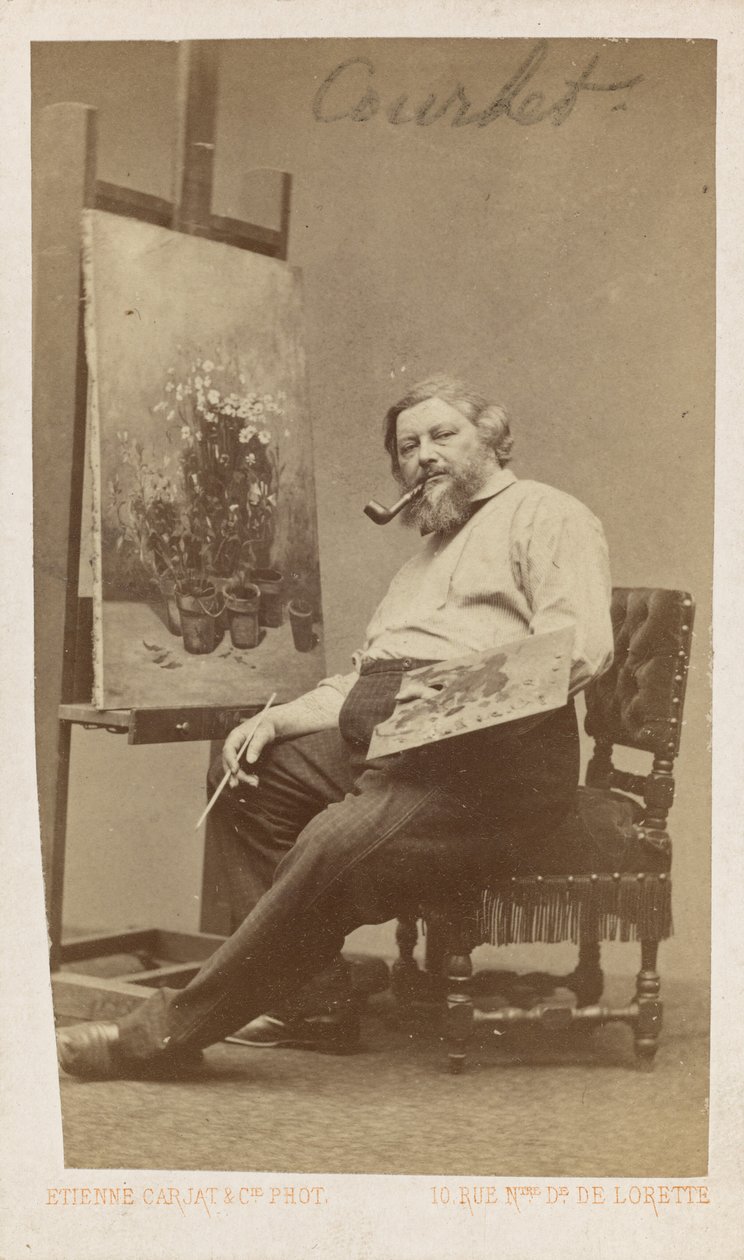 Gustave Courbet autorstwa Etienne Carjat