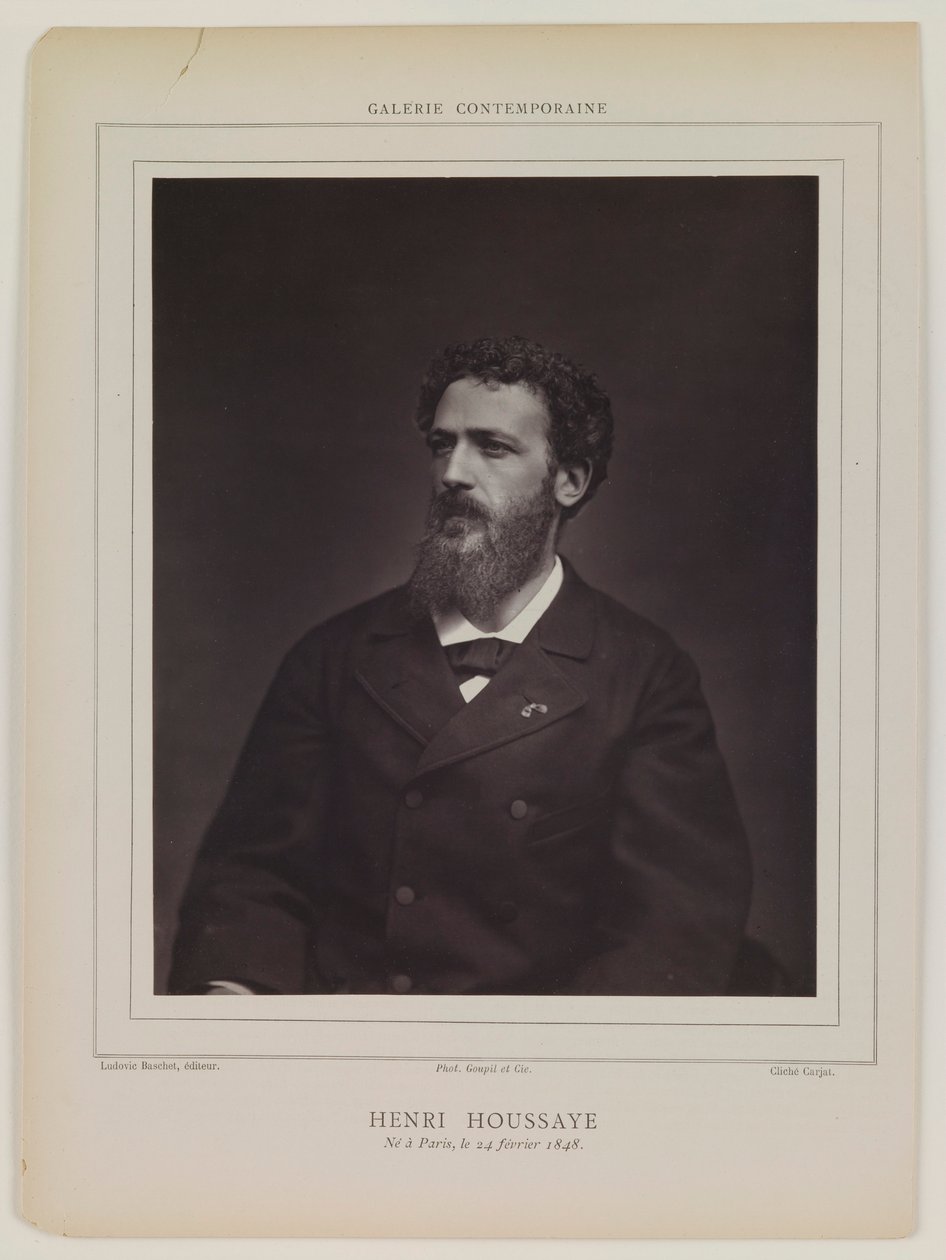 Henri Houssaye autorstwa Etienne Carjat