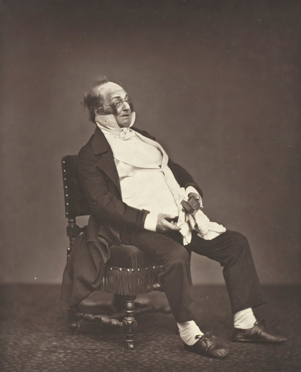 Henri Monnier, ok. 1930 r. 1876. autorstwa Etienne Carjat