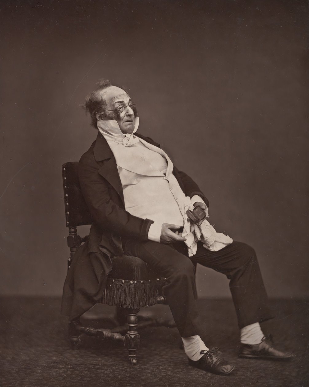 Henry Monnier, z Galerii Współczesnej, Literackiej, Artystycznej, 1876-81. autorstwa Etienne Carjat