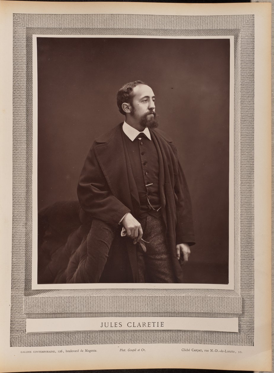Jules Claretie autorstwa Etienne Carjat