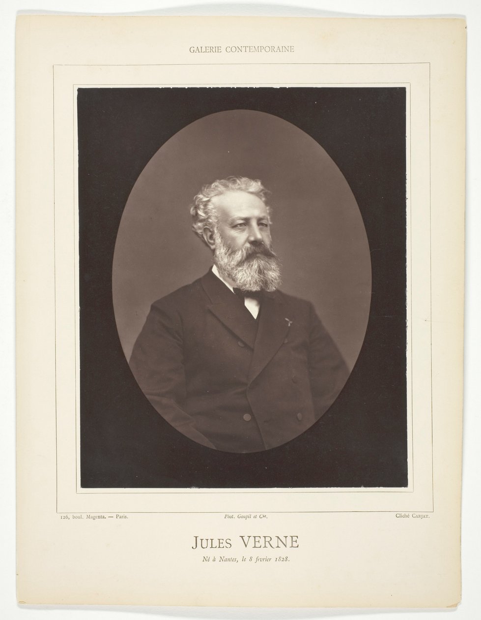 Jules Verne autorstwa Etienne Carjat