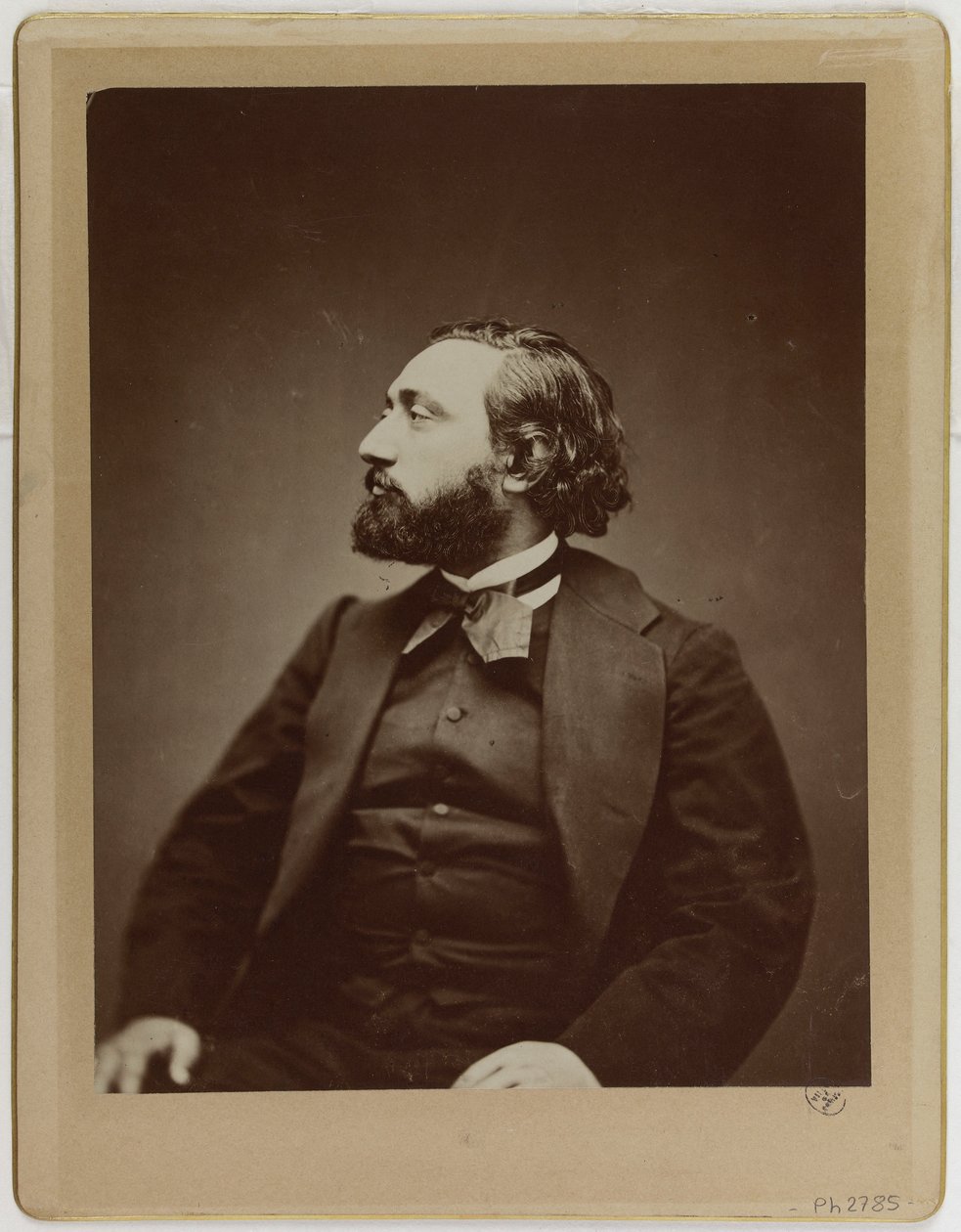Léon Gambetta (1838-1882), adwokat i polityk autorstwa Etienne Carjat