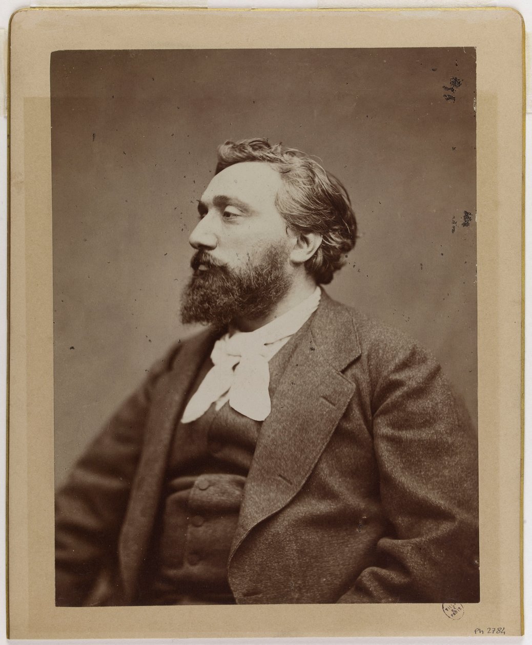 Léon Gambetta (1838-1882), adwokat i polityk. autorstwa Etienne Carjat