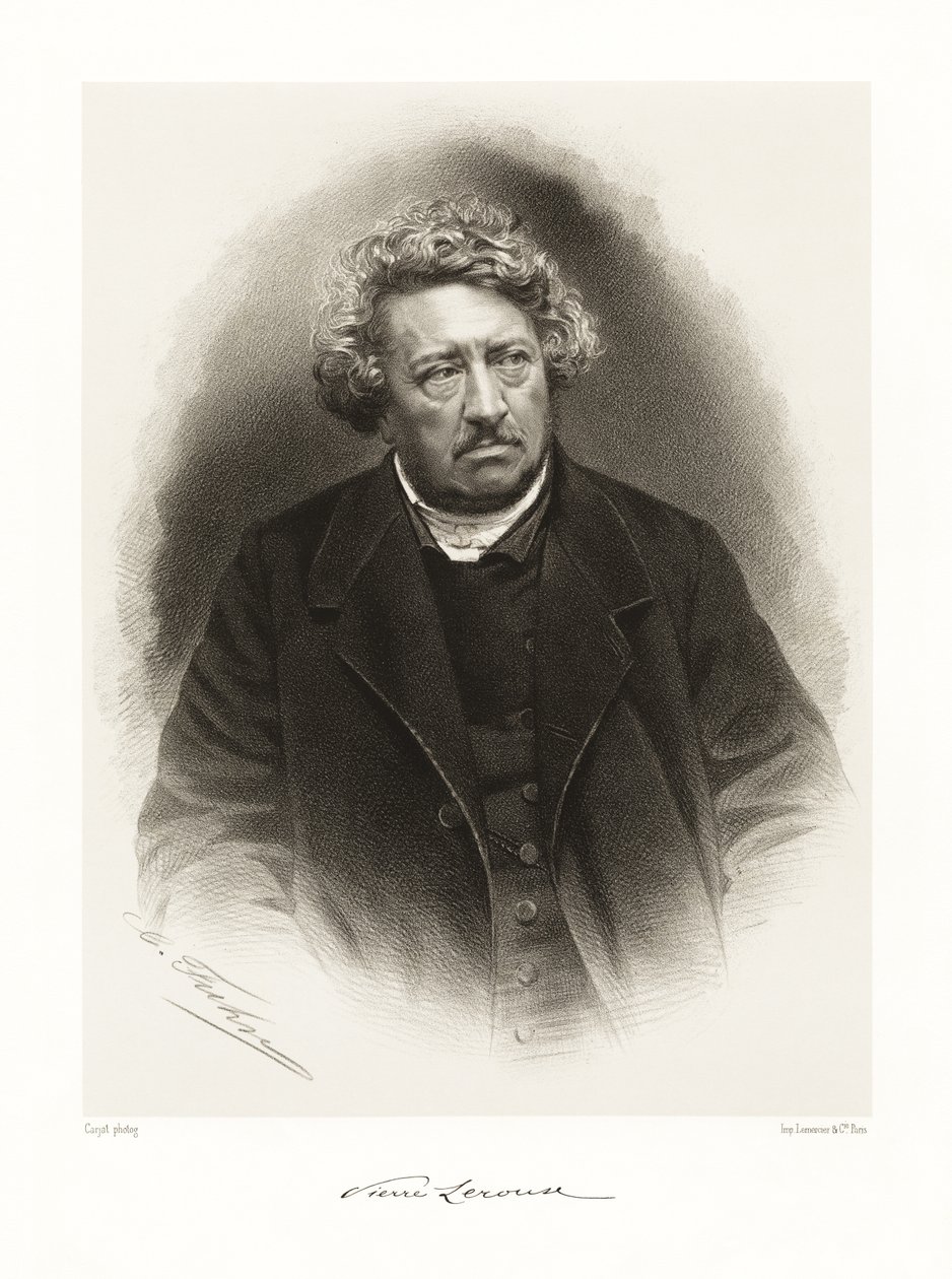 Pierre Henri Leroux, 1865-66 autorstwa Etienne Carjat
